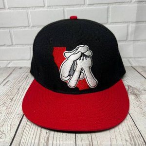 LA Los Angeles Angels Dissizit! Cali Love Never Sleep Hat Snapback Cap Black Men